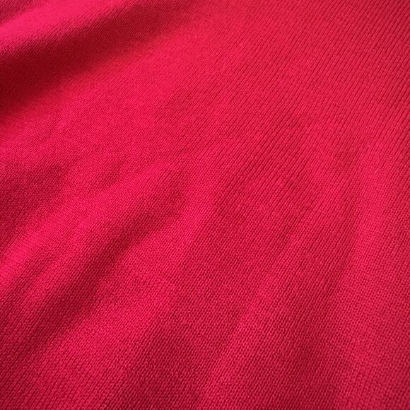 VTG80s Obermeyer ParkCity Wool Apres Ski Sweater Red  XL GaperDay Cabincore - Picture 7 of 8